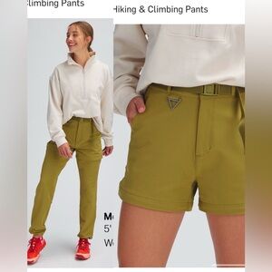 STOIC Zip-Off Pants in Black Hike Climbing , size Small